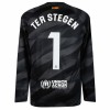 Camiseta de fútbol Portero Manga Larga FC Barcelona Ter Stegen 1 Segunda Equipación 23-24 - Hombre